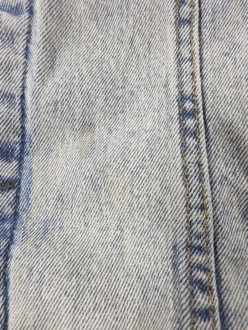 Levi's Light Blue Acid Wash Denim Jacket - Men's Trucker Jean Sz XL - Picture 4 of 9